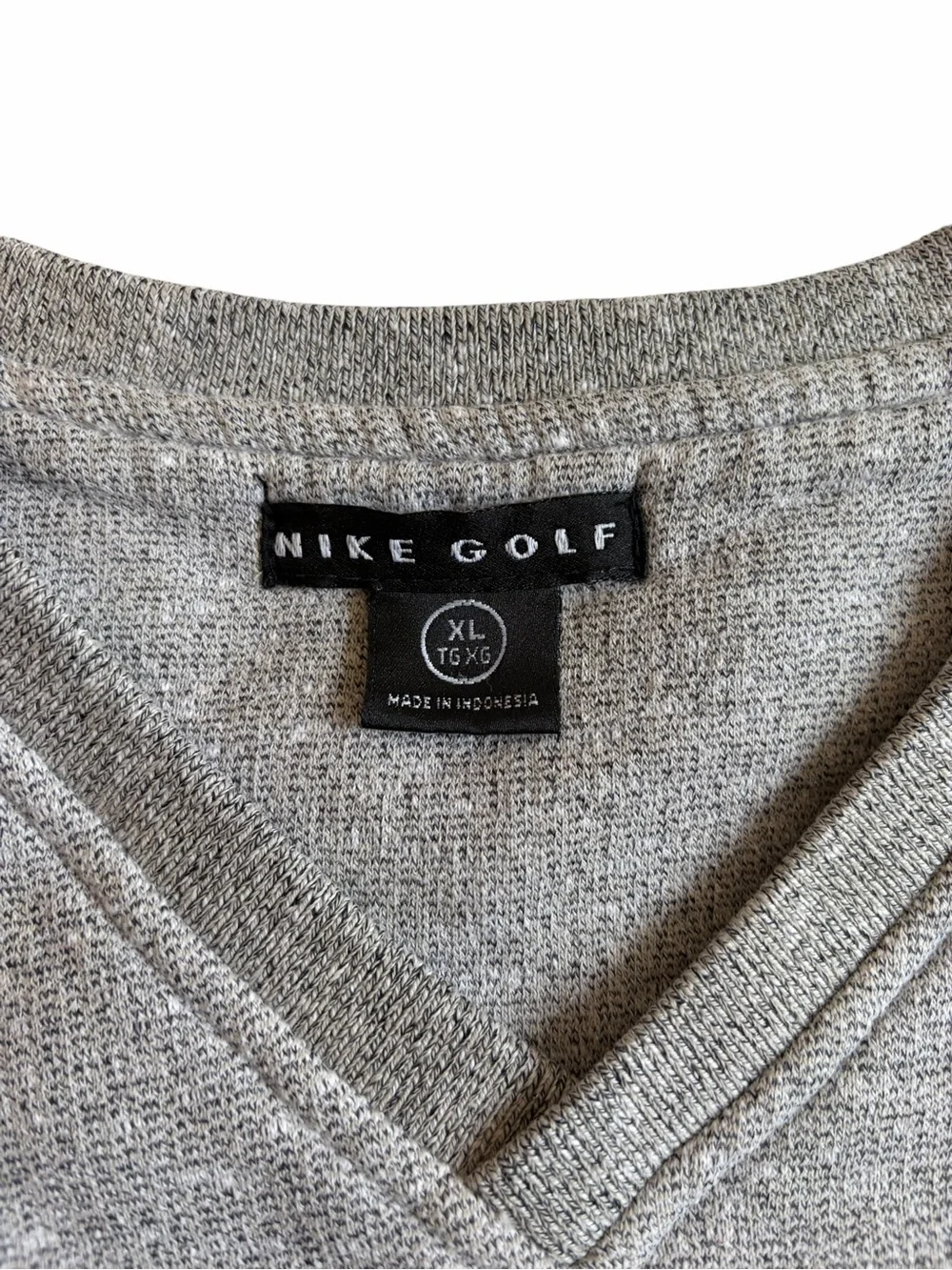 Vintage Nike Golf Embroidered V-Neck Sweatshirt